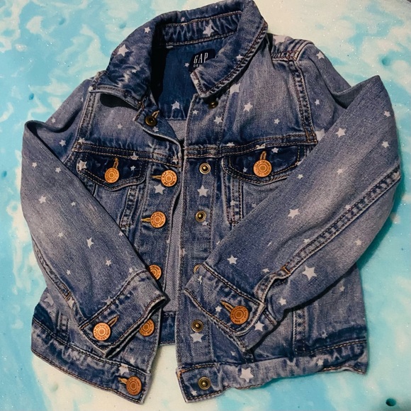 GAP Denim Jacket with Star Pattern - Picture 2 of 5